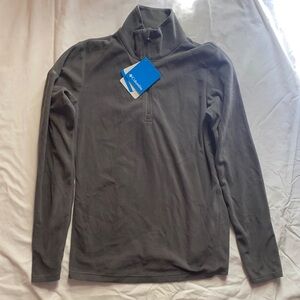 Columbia Charcoal Long Sleeve Quarter-Zip Pullover